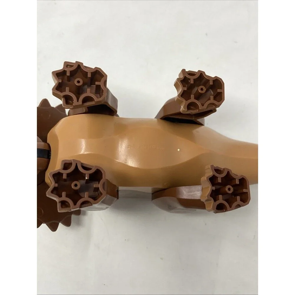 Lego Dinosaur Triceratops Minifigure Red Brown Jurassic World 76959 2010